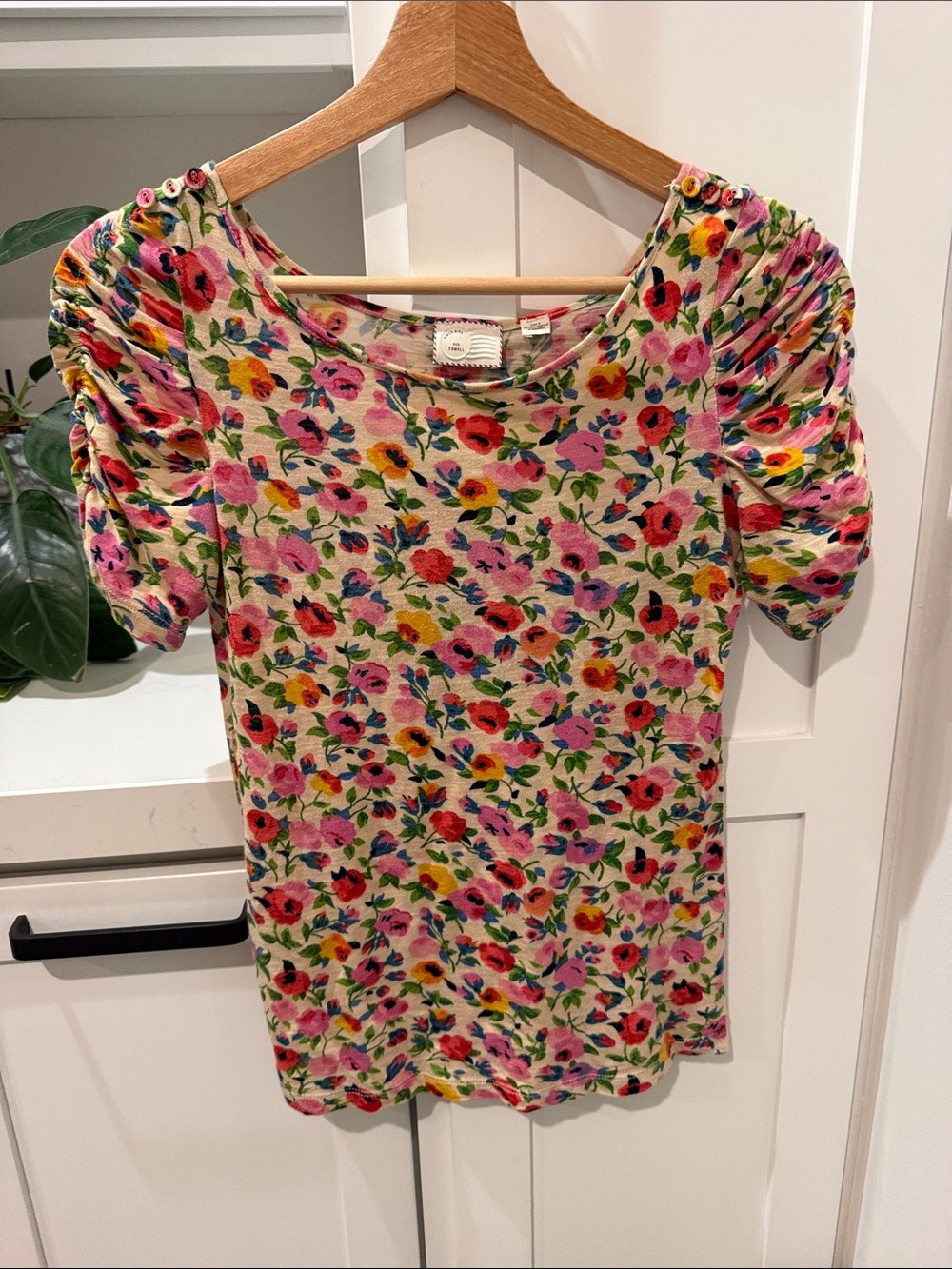 Anthropology women’s floral top